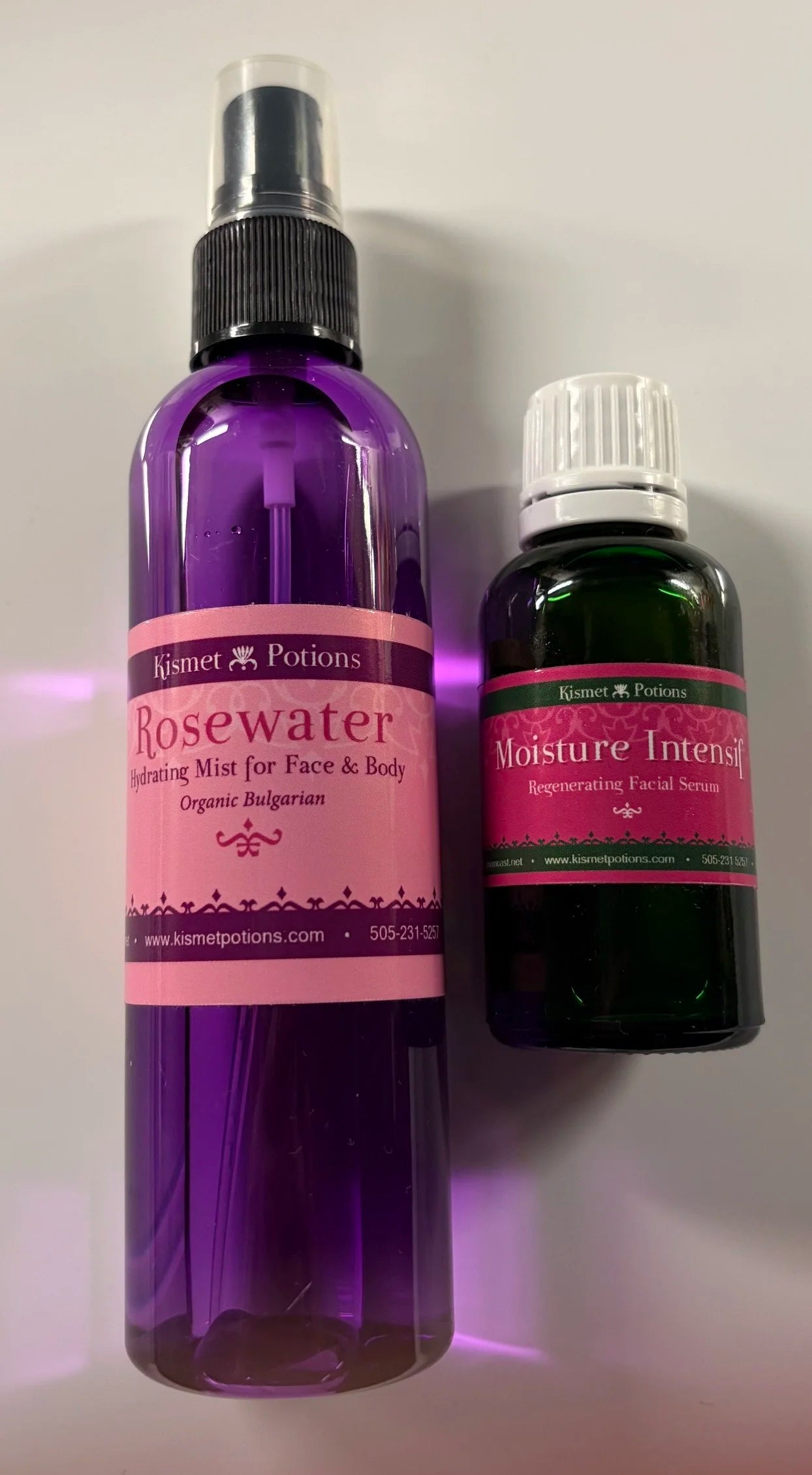 Moisture Intensif & Organic Bulgarian Rosewater Package